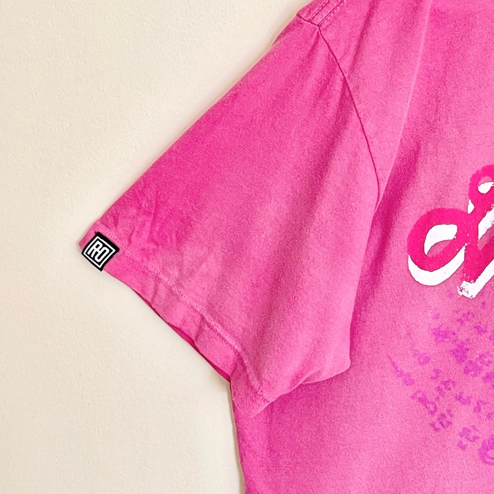 Roots of Fight Muay Thai Pink Short Sleeve MMA Fighting Gym T-Shirt Mens Large - Picture 7 of 14